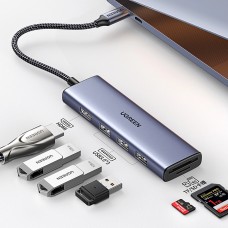 Док-станція USB3.0 Type-C HDMI 4K30Hz/3xUSB-А 3.0/Type-C/PD 100W 6-in-1 CM511 Ugreen (20956A)