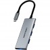 Док-станція USB3.0 Type-C HDMI 4K30Hz/TF/3xUSB-A 3.0 0.15м 6-in-1 Vention (TOOHB)