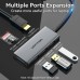 Док-станція USB3.0 Type-C HDMI 4K30Hz/TF/3xUSB-A 3.0 0.15м 6-in-1 Vention (TOOHB)