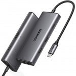 Док-станція USB3.1 Type-C HDMI 4K30Hz/USB 3.0x2/Type-C/SD/TF/ PD 100W CM498 7 in 1 Ugreen (15531)