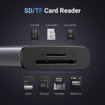 Док-станція USB3.1 Type-C HDMI 4K30Hz/USB 3.0x2/Type-C/SD/TF/ PD 100W CM498 7 in 1 Ugreen (15531)