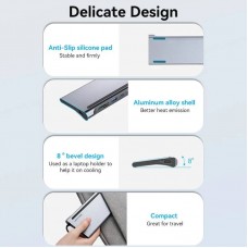 Док-станція USB3.1 Type-C HDMI 4K30Hz/VGA/USB3.0x3/RJ45/SD/TF/TRRS 3.5mm/PD 100W Vention 11in1 (THTHC)