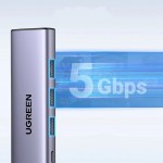 Док-станція USB3.1 Type-C HDMI 4K60Hz/3xUSB-А 3.0/Type-C/PD 100W 5-in-1 CM511 Ugreen (15597) Док-станція USB3.1 Type-C HDMI 4K60Hz/3xUSB-А 3.0/Type-C/PD 100W 5-in-1 CM511 Ugreen (15597)