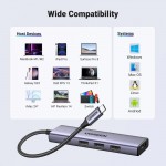 Док-станція USB3.1 Type-C HDMI 4K60Hz/3xUSB-А 3.0/Type-C/PD 100W 5-in-1 CM511 Ugreen (15597)