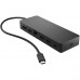 Док-станція USB3.1 Type-C HDMI 4K60Hz/USB 3.0x2/Type-Cx2/DP/RJ45/Ethernet чорна HP (50H55UT)