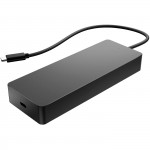 Док-станція USB3.1 Type-C HDMI 4K60Hz/USB 3.0x2/Type-Cx2/DP/RJ45/Ethernet чорна HP (50H55UT)