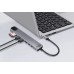 Док-станція USB3.1 Type-C HDMI4K60Hz/2xUSB-A/2xType-C/RJ45/SD/TF/PD 100W 8 in 1 Media-Tech (MT5046)