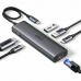 Док-станція USB3.2 Type-C HDMI 4K60Hz/2xUSB-A 3.2/USB-C 3.2/RJ45/ PD 100W CM512 Ugreen (45000)