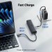 Док-станція USB3.2 Type-C HDMI 4K60Hz/2xUSB-A 3.2/USB-C 3.2/RJ45/ PD 100W CM512 Ugreen (45000)
