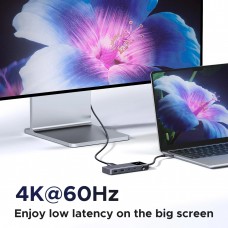 Док-станція USB3.2 Type-C HDMI 4K60Hz/2xUSB-А 3.2/2xUSB-C 3.2/PD 100W 6-in-1 CM888 Ugreen (35998)