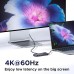 Док-станція USB3.2 Type-C HDMI 4K60Hz/2xUSB-А 3.2/2xUSB-C 3.2/PD 100W 6-in-1 CM888 Ugreen (35998)