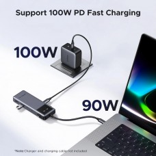 Док-станція USB3.2 Type-C HDMI 4K60Hz/2xUSB-А 3.2/2xUSB-C 3.2/PD 100W 6-in-1 CM888 Ugreen (35998)