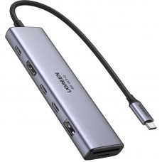 Док-станція USB3.2 Type-C HDMI 4K60Hz/2хUSB 3.0/2xUSB-C/SD/TF PD 100 Вт CM511 Ugreen (45521)
