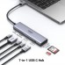 Док-станція USB3.2 Type-C HDMI 4K60Hz/2хUSB 3.0/2xUSB-C/SD/TF PD 100 Вт CM511 Ugreen (45521)
