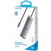 Док-станція USB3.2 Type-C HDMI 4K60Hz/USB 3.0/USB2.0/RJ45/SD/TF/PD 100W Hub 8-in-1 Vention (TGUHB)