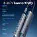 Док-станція USB3.2 Type-C HDMI 4K60Hz/USB 3.0/USB2.0/RJ45/SD/TF/PD 100W Hub 8-in-1 Vention (TGUHB)