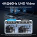Док-станція USB3.2 Type-C HDMI 4K60Hz/USB 3.0/USB2.0/RJ45/SD/TF/PD 100W Hub 8-in-1 Vention (TGUHB)