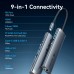 Док-станція USB3.2 Type-C HDMI 4K60Hz/USB 3.0x2/RJ45/SD/TF/3.5mm/PD 100W Hub 9-in-1 Vention (TGVHB)