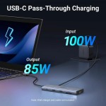Док-станція USB3.2 Type-C HDMIx2 4K60Hz/2xUSB-A/2xUSB-C 3.2/ RJ45/SD/TF/PD 100W CM639 Ugreen (45380)