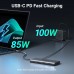 Док-станція USB3.2 Type-C HDMIx2 8K30Hz/4K60Hz/3xUSB-A/2xUSB-C 3.2/ RJ45/SD/TF/PD 100W CM639 (15534)