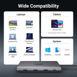 Док-станція USB3.2 Type-C HDMIx2 8K30Hz/4K60Hz/3xUSB-A/2xUSB-C 3.2/ RJ45/SD/TF/PD 100W CM639 (15534) Док-станція USB3.2 Type-C HDMIx2 8K30Hz/4K60Hz/3xUSB-A/2xUSB-C 3.2/ RJ45/SD/TF/PD 100W CM639 (15534)
