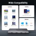 Док-станція USB3.2 Type-C HDMIx2 8K30Hz/4K60Hz/3xUSB-A/2xUSB-C 3.2/ RJ45/SD/TF/PD 100W CM639 (15534)