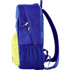 Рюкзак для ноутбука HP 15.6" Campus Blue синьо-жовтий (7J596AA)