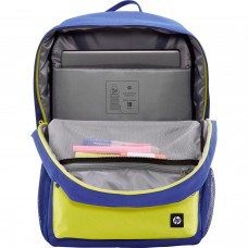 Рюкзак для ноутбука HP 15.6" Campus Blue синьо-жовтий (7J596AA)