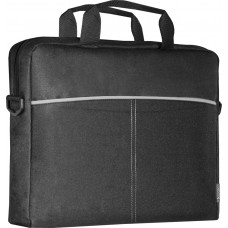 Сумка для ноутбука 15.6'' Defender Lite з кишенею чорно-сіра (26086)