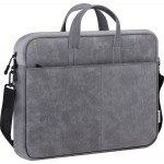 Сумка для ноутбука 15.6'' Defender Solid PU шкіра кишеня сіра (26088)