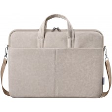 Сумка для ноутбука 15.6'' Defender Solid шкіра кишеня бежева (26126)