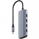Хаб USB 3.0 Type-C -> 4xUSB-A 1хUSB-C 1xHDMI 4K@60 Hz алюмінієвий корпус Cudy (UH500) Хаб USB 3.0 Type-C -> 4xUSB-A 1хUSB-C 1xHDMI 4K@60 Hz алюмінієвий корпус Cudy (UH500)