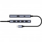 Хаб USB 3.0 Type-C -> 4xUSB-A 1хUSB-C 1xHDMI 4K@60 Hz алюмінієвий корпус Cudy (UH500) Хаб USB 3.0 Type-C -> 4xUSB-A 1хUSB-C 1xHDMI 4K@60 Hz алюмінієвий корпус Cudy (UH500)