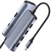 Хаб USB 3.0 Type-C -> 4xUSB-A 1хUSB-C 1xHDMI 4K@60 Hz алюмінієвий корпус Cudy (UH500)