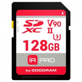 Memory card SD 128Gb GoodRAM IRDM PRO SDXC V90 UHS-II U3 Retail (IRP-S9B0-1280R11) Memory card SD 128Gb GoodRAM IRDM PRO SDXC V90 UHS-II U3 Retail (IRP-S9B0-1280R11)