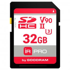 Memory card SD 32Gb GoodRAM IRDM PRO SDXC V90 UHS-II U3 Retail (IRP-S9B0-0320R11) Memory card SD 32Gb GoodRAM IRDM PRO SDXC V90 UHS-II U3 Retail (IRP-S9B0-0320R11)
