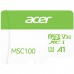 Memory card SD Micro 64GB Acer MSC100 SDXC C10/U3/V30/A1 Retail (BL.9BWWA.336)