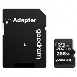 Memory card Secure Digital Micro256Gb GoodRAM UHS-I (class 10) + Adapter (M1AA-2560R12) Memory card Secure Digital Micro256Gb GoodRAM UHS-I (class 10) + Adapter (M1AA-2560R12)