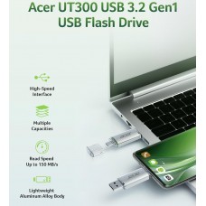 USB Flash Acer UT300 128GB Dual Drive USB-C & USB-A Retail (UT300-128GB)