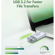USB Flash Acer UT300 128GB Dual Drive USB-C & USB-A Retail (UT300-128GB)