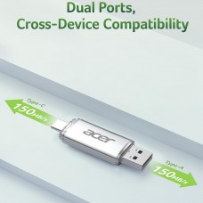 USB Flash Acer UT300 128GB Dual Drive USB-C & USB-A Retail (UT300-128GB)