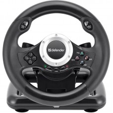 Ігрове кермо Defender Turbo Pro for PC/PS3/PS4/Xbox 10кн. USB (64291)