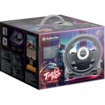 Ігрове кермо Defender Turbo Pro for PC/PS3/PS4/Xbox 10кн. USB (64291)