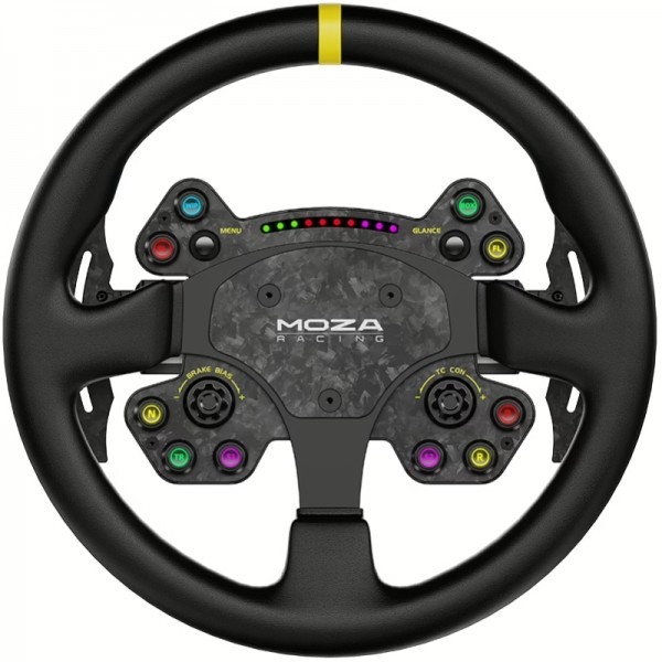 Кермо MOZA Racing RS V2 Steering for PC 33cм. 10кн. RGB (RS25_Moza)