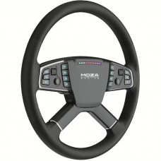 Кермо MOZA Racing TSW Truck 40cм. 14 кн. RGB чорне (RS060_Moza)