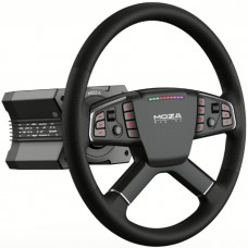 Кермо MOZA Racing TSW Truck 40cм. 14 кн. RGB чорне (RS060_Moza)