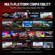 Кермо і педалі PXN V10 Ultra Bundle for PS4/XBOX/Xbox Series X|S/PC 17кн. подв. педалі кермо 270мм (PXN-V10 Ultra EU)