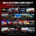 Кермо і педалі PXN V10 Ultra Bundle for PS4/XBOX/Xbox Series X|S/PC 17кн. подв. педалі кермо 270мм (PXN-V10 Ultra EU)