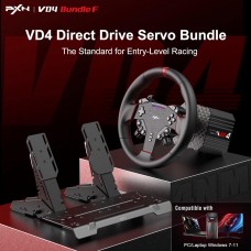 Кермо і педалі PXN VD4 Bundle for PC 12кн. подв. педалі кермо WAS 280мм (PXN-VD4 Bundle EU)
