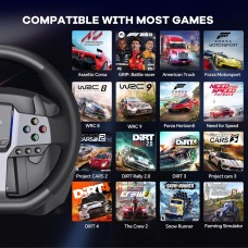 Кермо і педалі коробка передач PXN V9 GEN2 Bundle for PS4/XBOX/Xbox Series X|S/PC (PXN-V9GEN2)